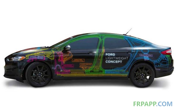 福特輕量化概念車，后窗采用PC樹脂減重35％ 